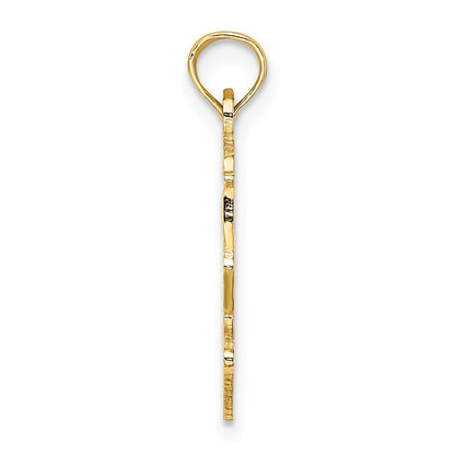 14K Yellow Gold Big Sis In Heart Charm