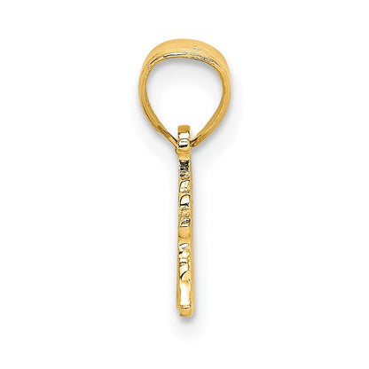 14K Yellow Gold #1 Grandpa Charm