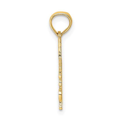 14K Yellow Gold #1 Godfather Charm