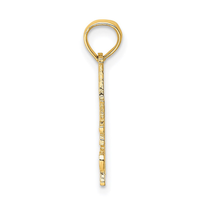 14K Yellow Gold #1 Godfather Charm