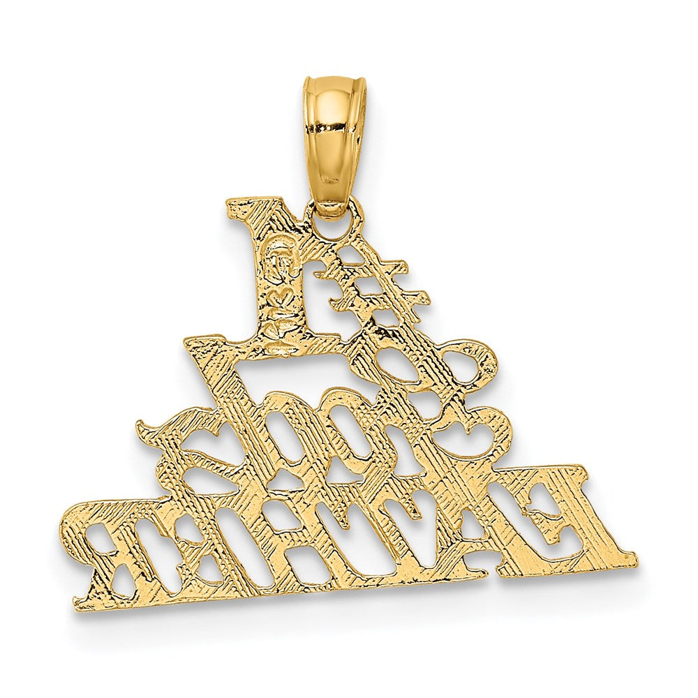 14K Yellow Gold #1 Godfather Charm