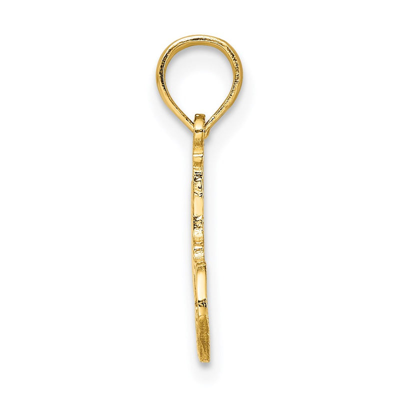 14K Yellow Gold #1 Brother Charm