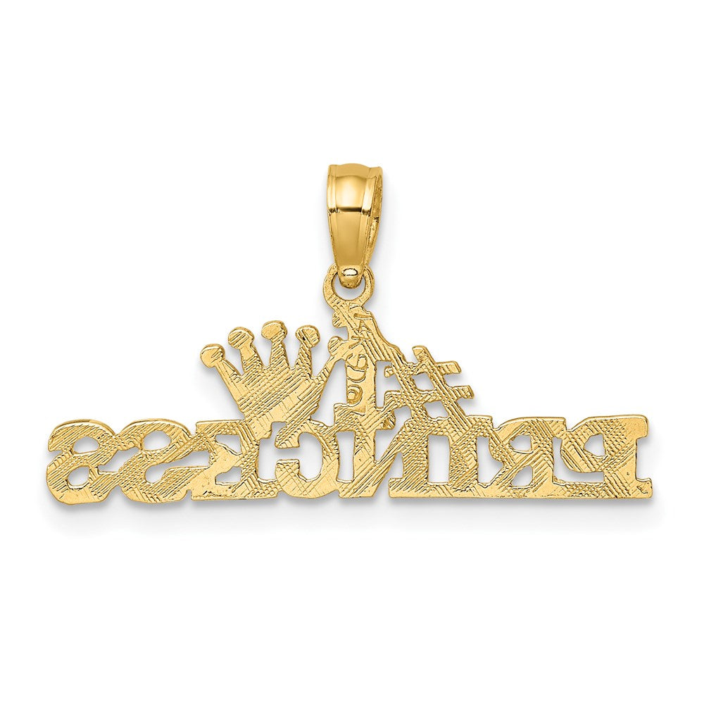 14K Yellow Gold #1 Princess Charm