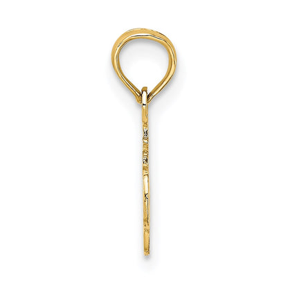 14K Yellow Gold #1 Daughter Charm