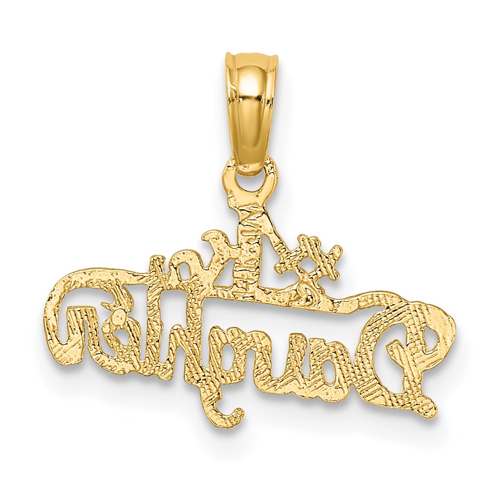 14K Yellow Gold #1 Daughter Charm