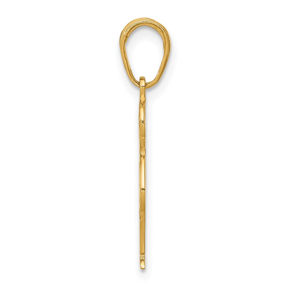 14K Yellow Gold Boy With Hands In Pocket Pendant
