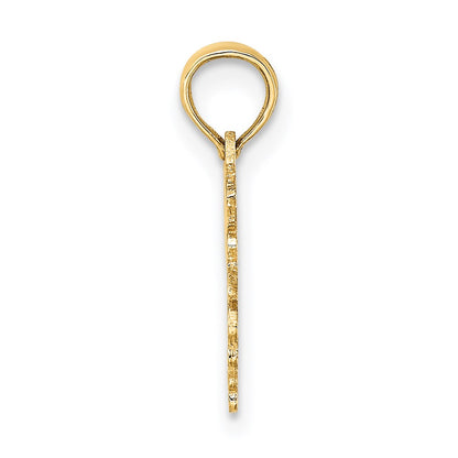 14K Yellow Gold 100% Taurus Zodiac Charm