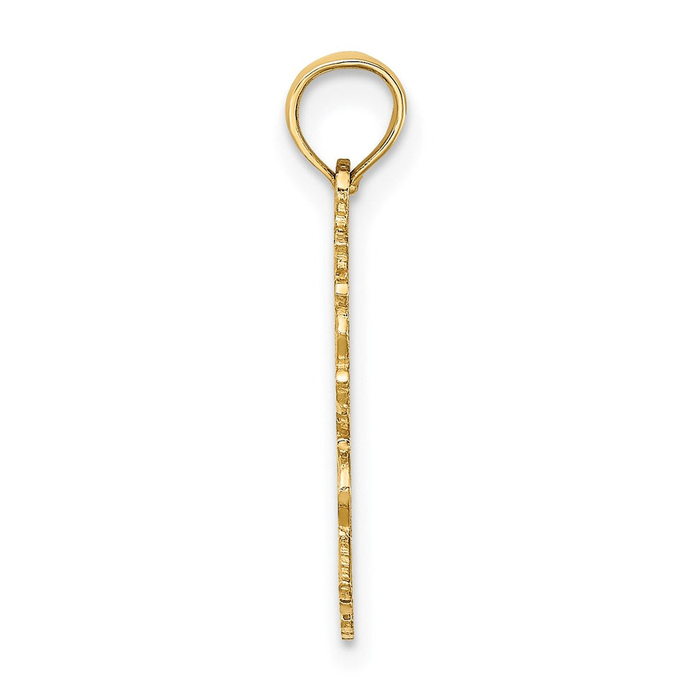 14K Yellow Gold 100% Gemini Zodiac Charm