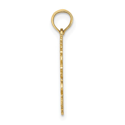 14K Yellow Gold 100% Gemini Zodiac Charm