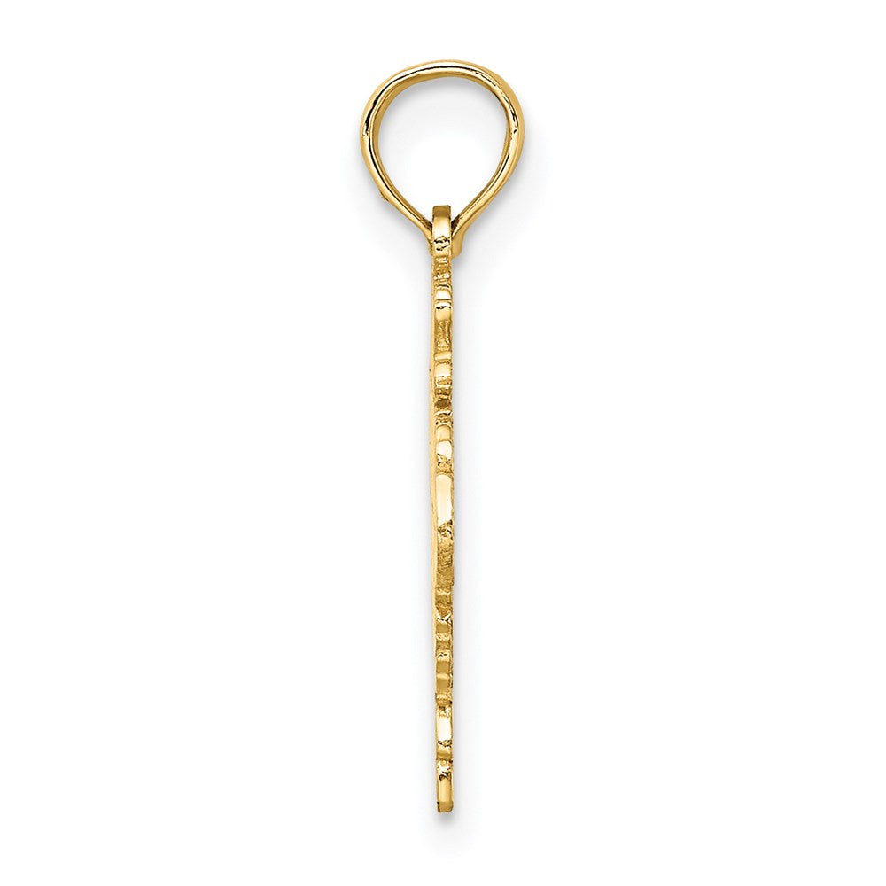 14K Yellow Gold 100% Scorpio Zodiac Charm