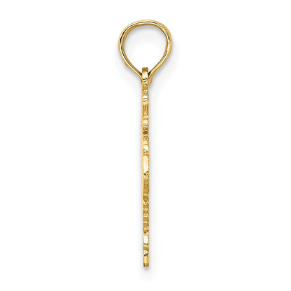 14K Yellow Gold 100% Scorpio Zodiac Charm
