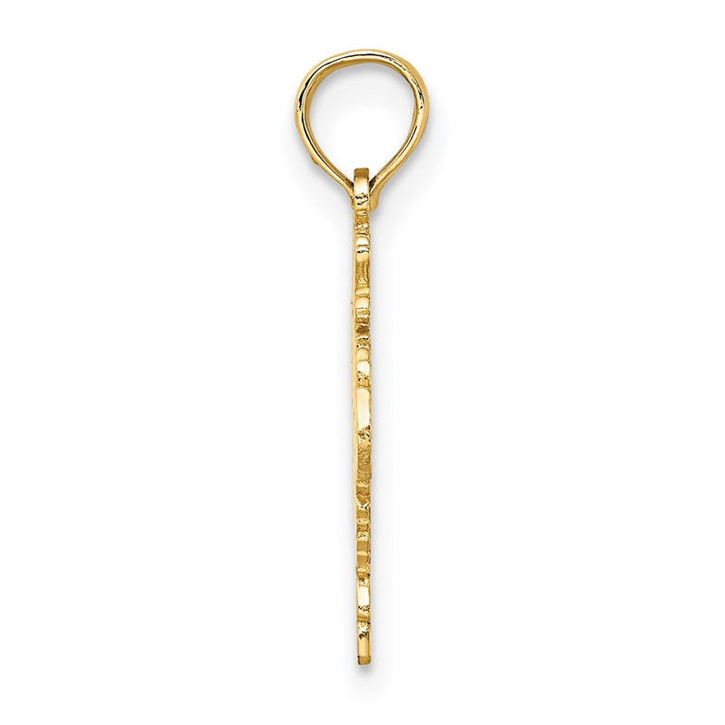 14K Yellow Gold 100% Scorpio Zodiac Charm