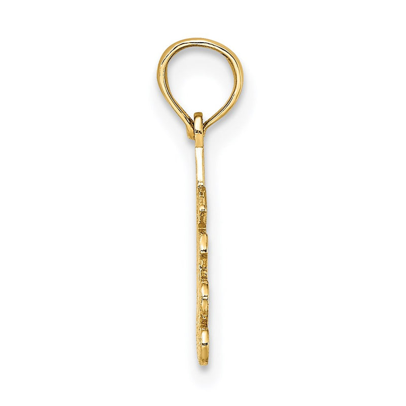 14K Yellow Gold 100% Sagittarius Zodiac Charm