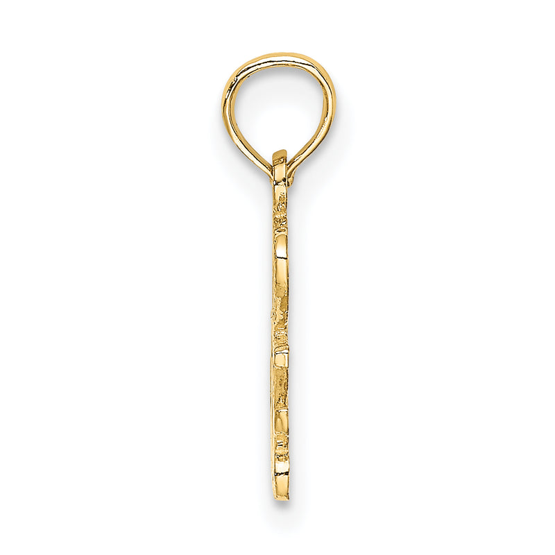 14K Yellow Gold I Heart Ny Charm