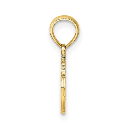 14K Yellow Gold #1 Teacher Charm
