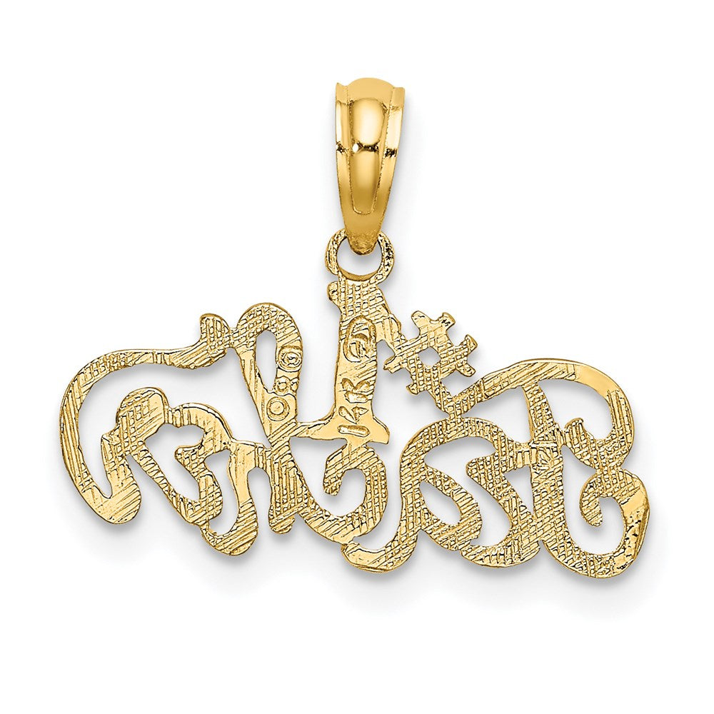 14K Yellow Gold #1 Teacher Charm