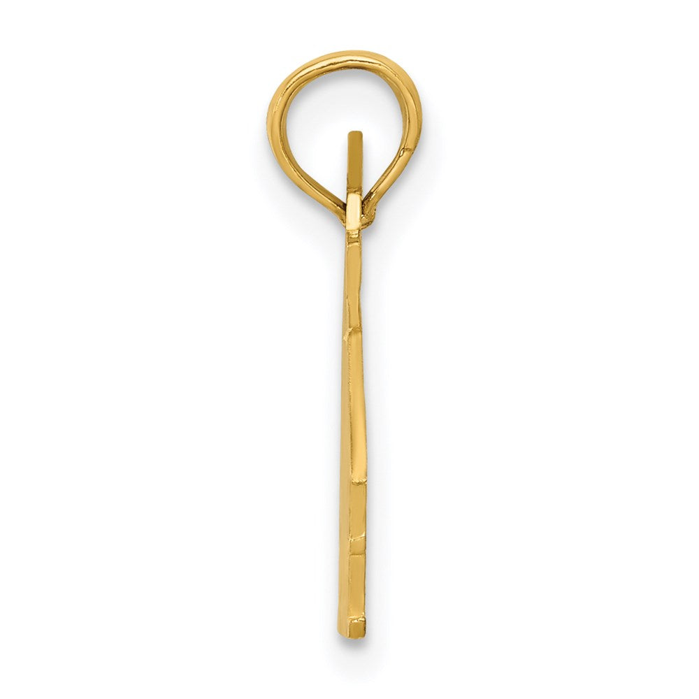14K Yellow Gold School House Pendant