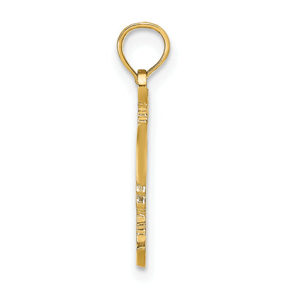 14K Yellow Gold Rooster Pendant