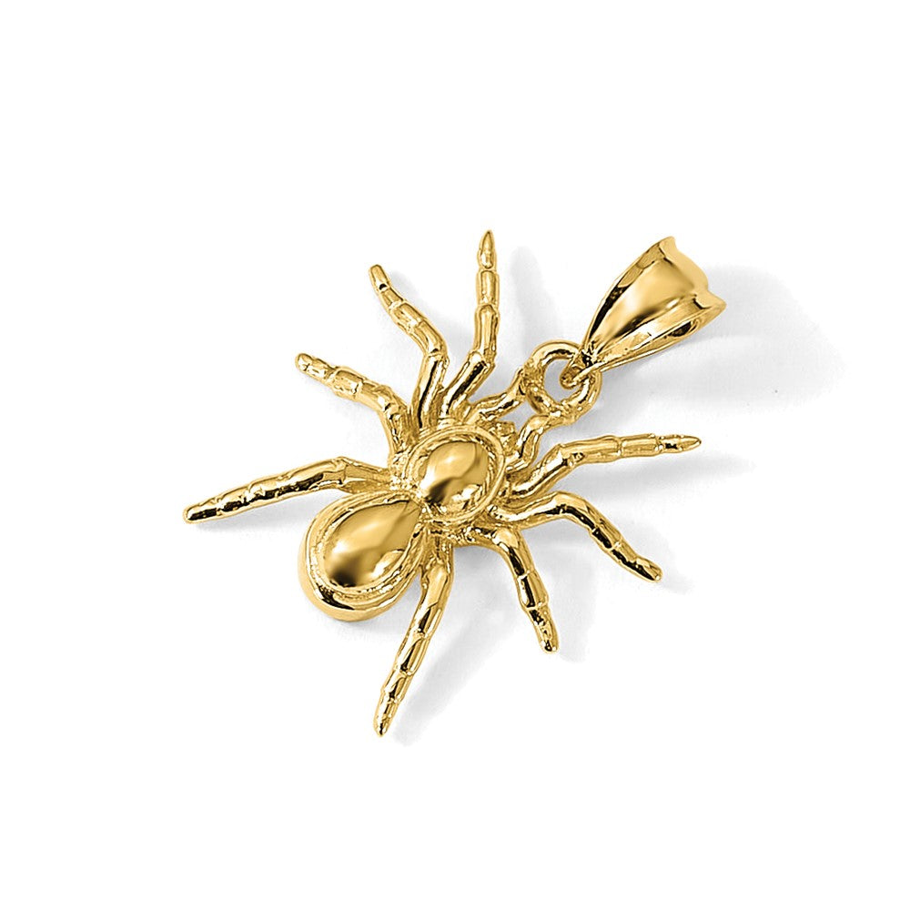 14k-yellow-gold-polished-spider-pendant-d4569