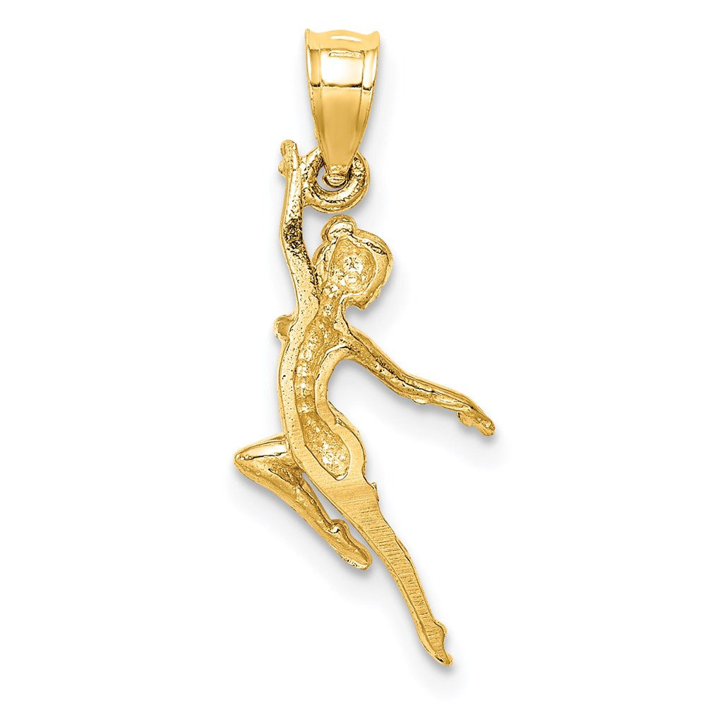 14K Yellow Gold Dancer Pendant