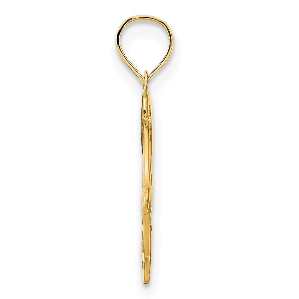 14K Yellow Gold 14Ky Fancy Design Pendant