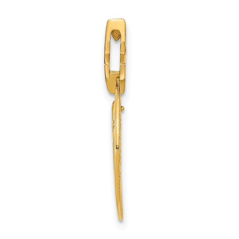 14K Yellow Gold Polished Three Wise Men North Star Pendant