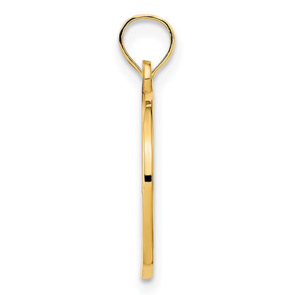 14K Yellow Gold 14Ky Love Charm