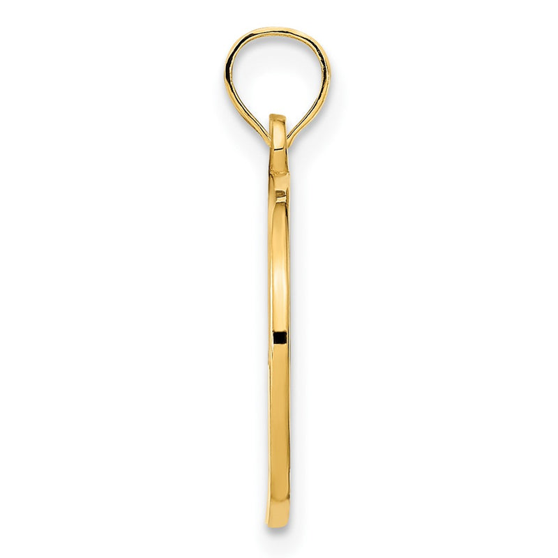 14K Yellow Gold 14Ky Love Charm