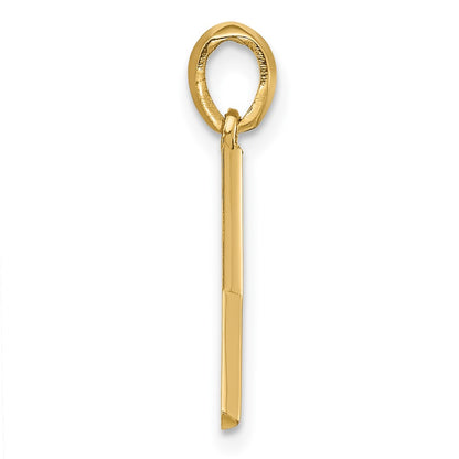 14K Yellow Gold Fancy Letter Y
