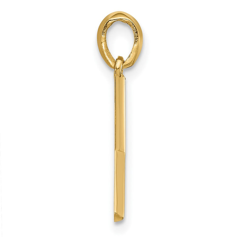 14K Yellow Gold Fancy Letter Y