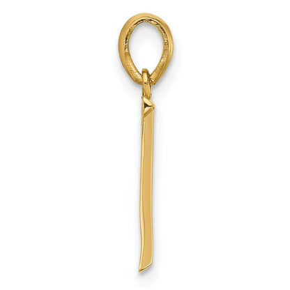 14K Yellow Gold Fancy Letter Z