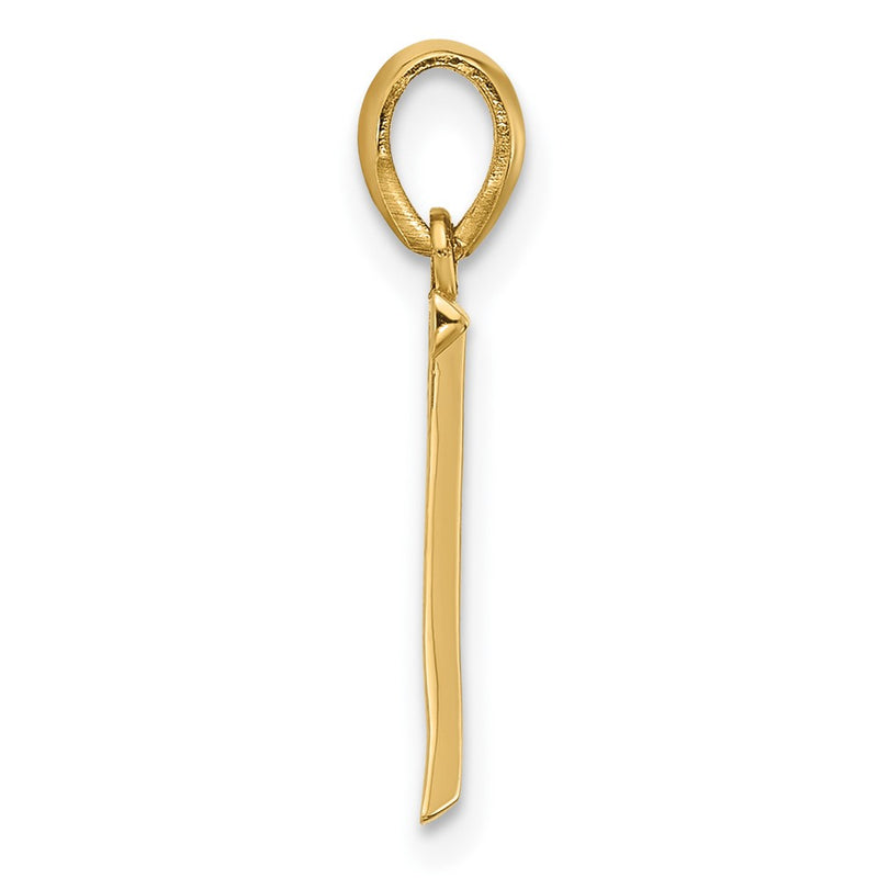 14K Yellow Gold Fancy Letter Z