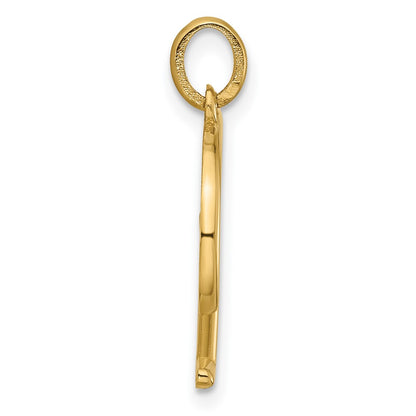 14K Yellow Gold Fancy Letter E