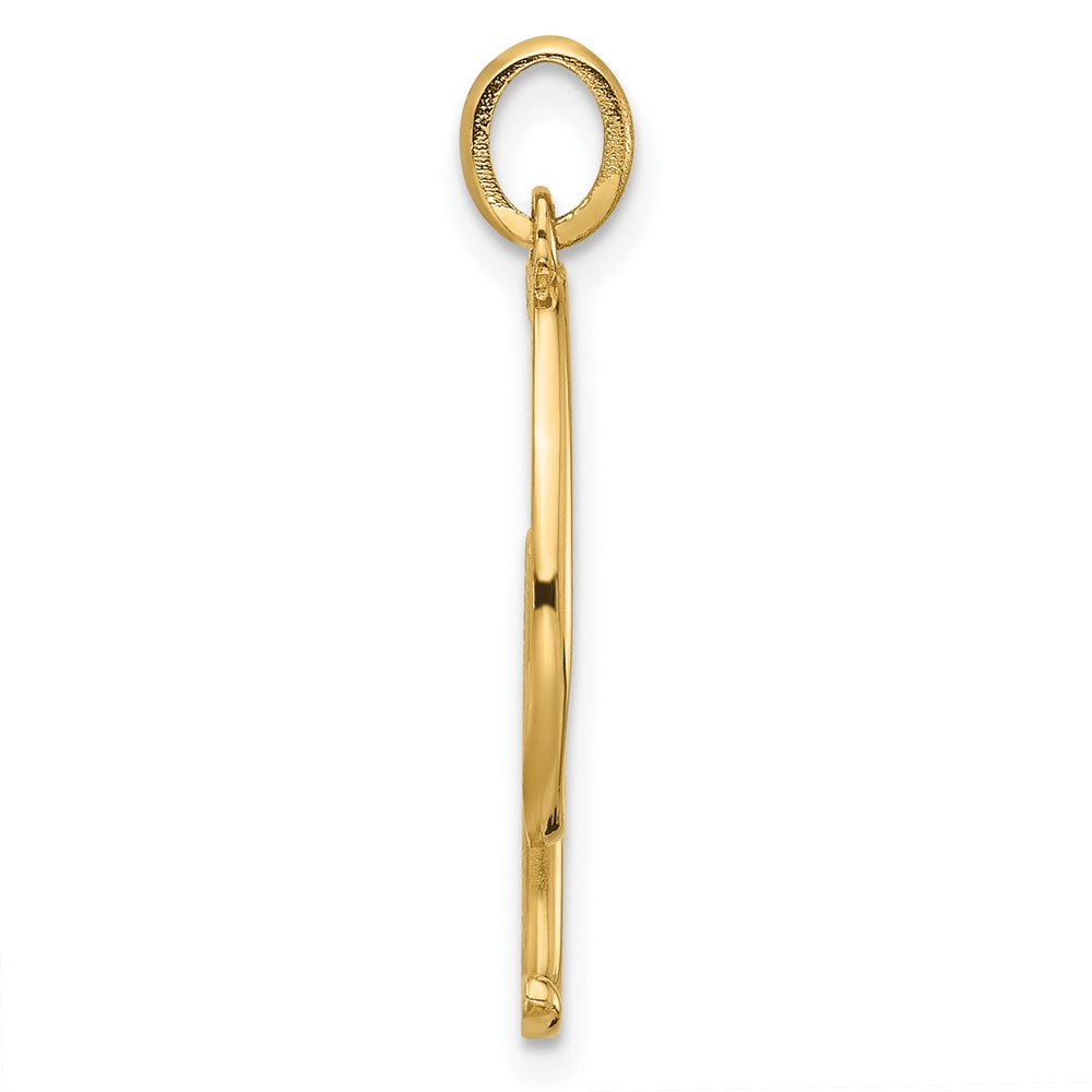 14K Yellow Gold Fancy Letter G