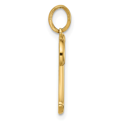 14K Yellow Gold Fancy Letter H