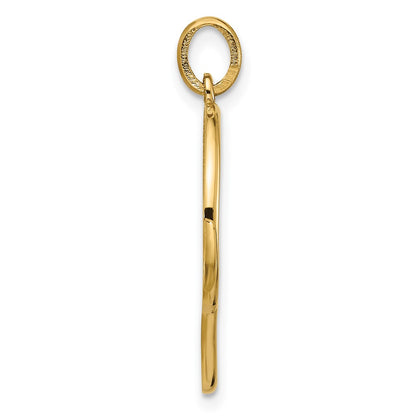 14K Yellow Gold Fancy Letter Q