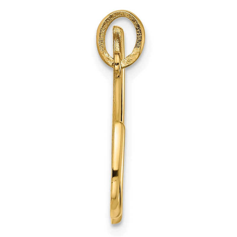 14K Yellow Gold Fancy Letter Y