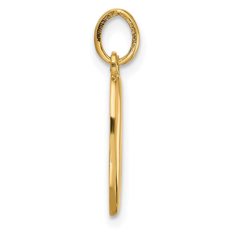 14K Yellow Gold Fancy Letter B