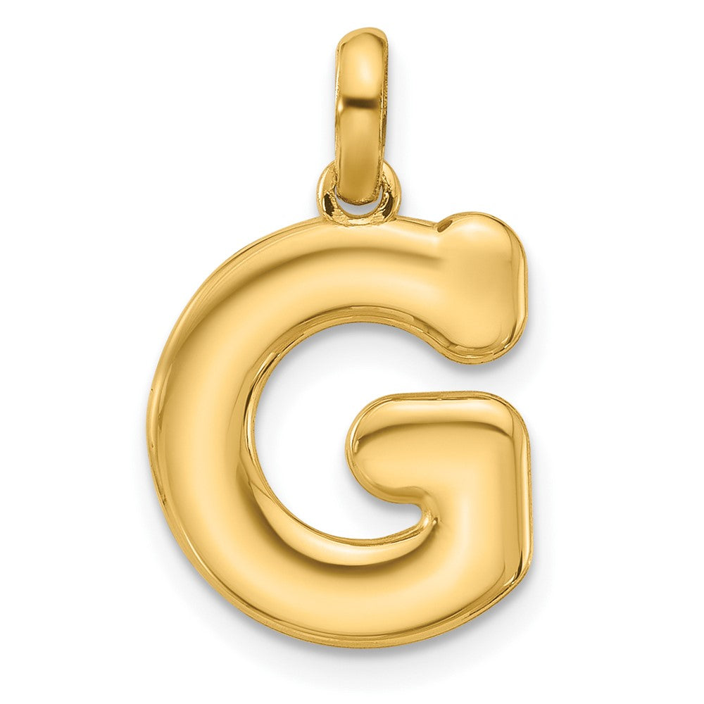 14K Yellow Gold Fancy Letter G