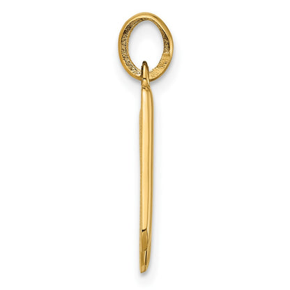 14K Yellow Gold Fancy Letter K