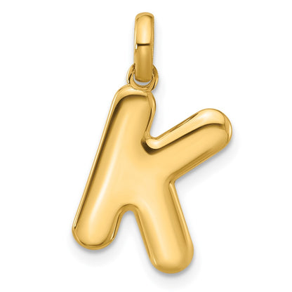 14K Yellow Gold Fancy Letter K