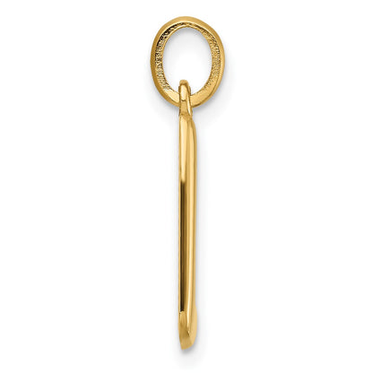 14K Yellow Gold Fancy Letter L