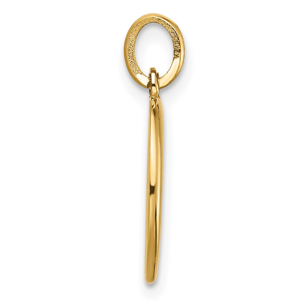14K Yellow Gold Fancy Letter Q