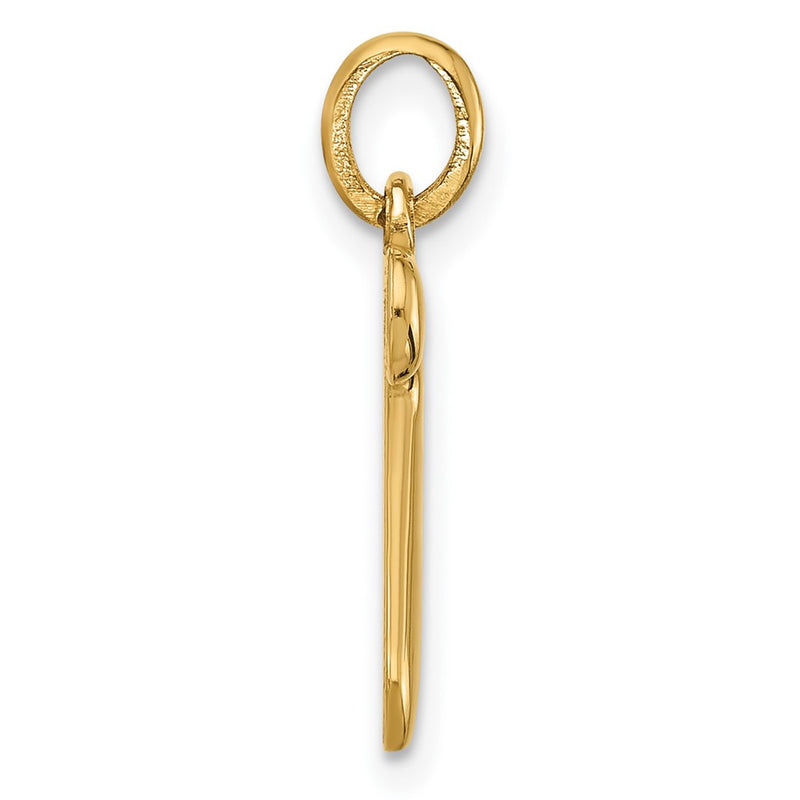 14K Yellow Gold Fancy Letter Z