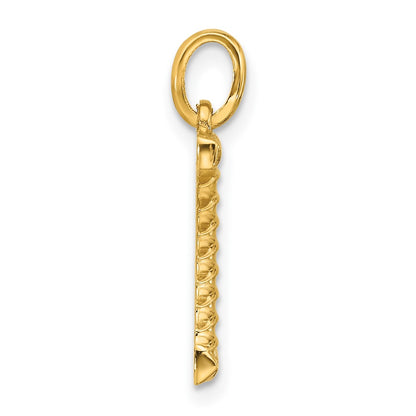 14K Yellow Gold Fancy Twist Letter Z