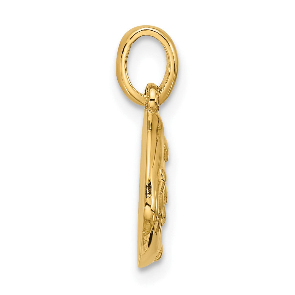 14K Yellow Gold Fancy Cookie