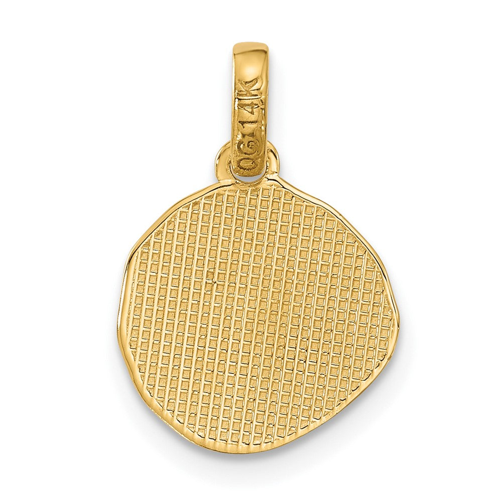 14K Yellow Gold Fancy Cookie