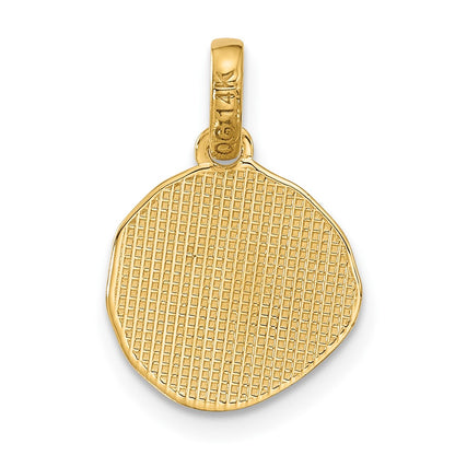 14K Yellow Gold Fancy Cookie
