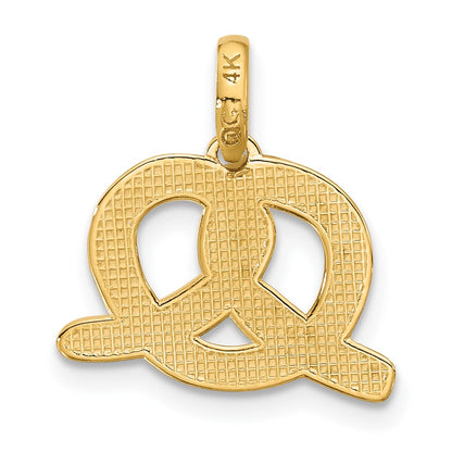 14K Yellow Gold Fancy Pretzel