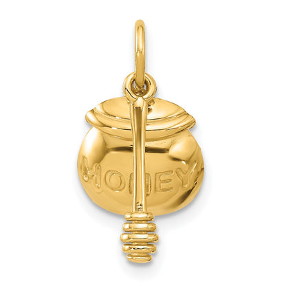 14K Yellow Gold Fancy Honey Pot with Wand